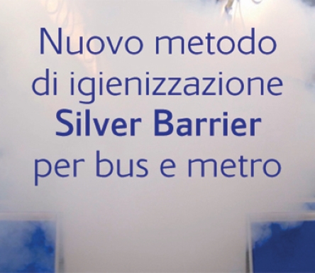 NUOVO METODO DI IGIENIZZAZIONE SILVER BARRIER PER BUS E METRO
